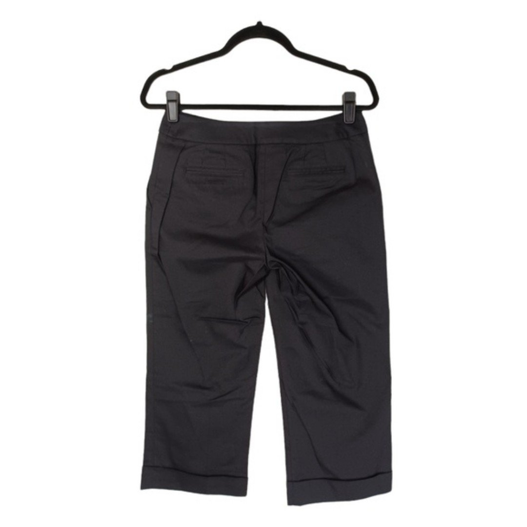 Elegant APOSTROPHE PETITE Black Zipper Hook Clasp Folded Cuff Trouser Pants 4P PmYg6CBZk for sale