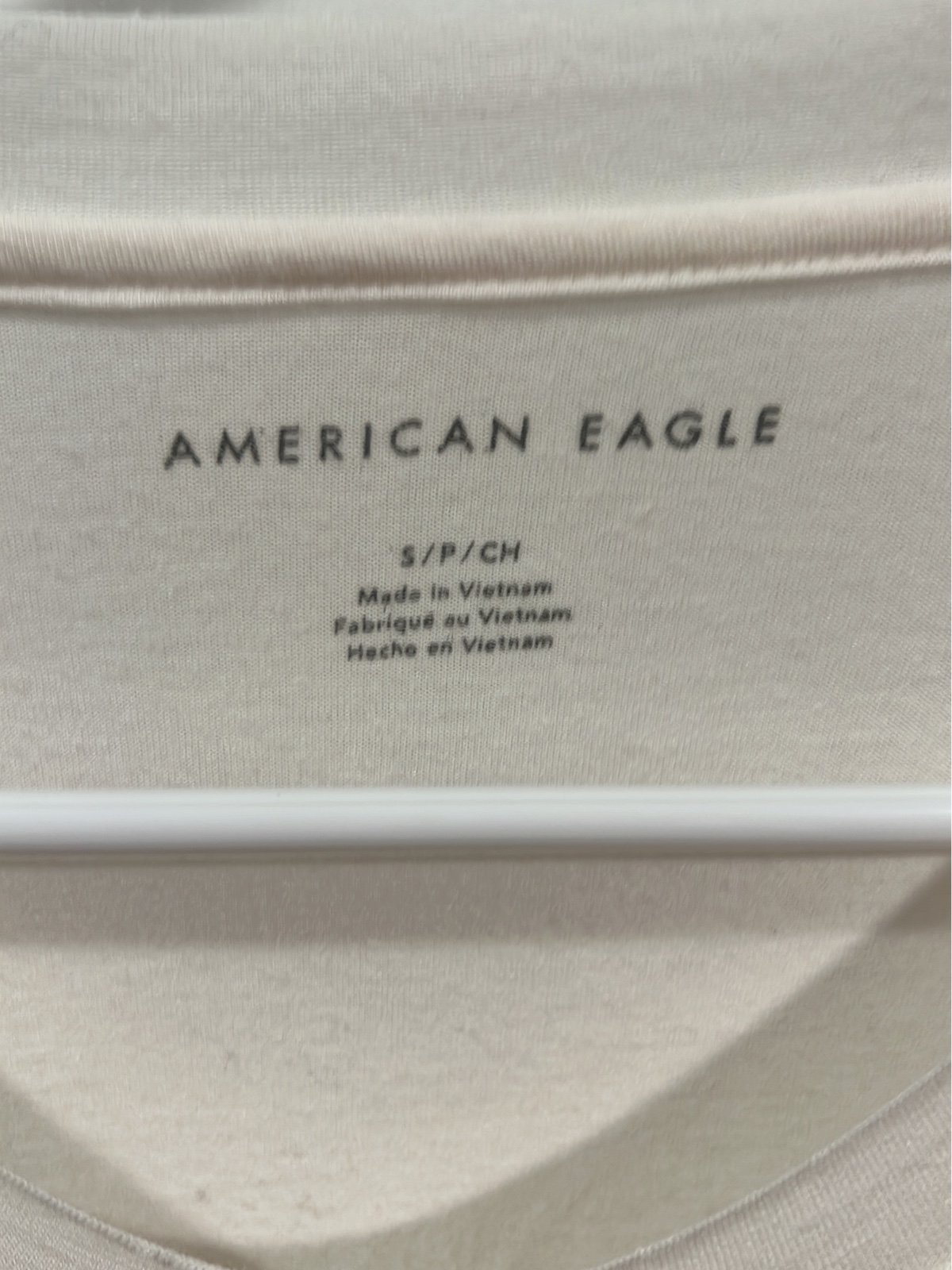 Classic American Eagle White Long Sleeve HOoV8Qghu online store