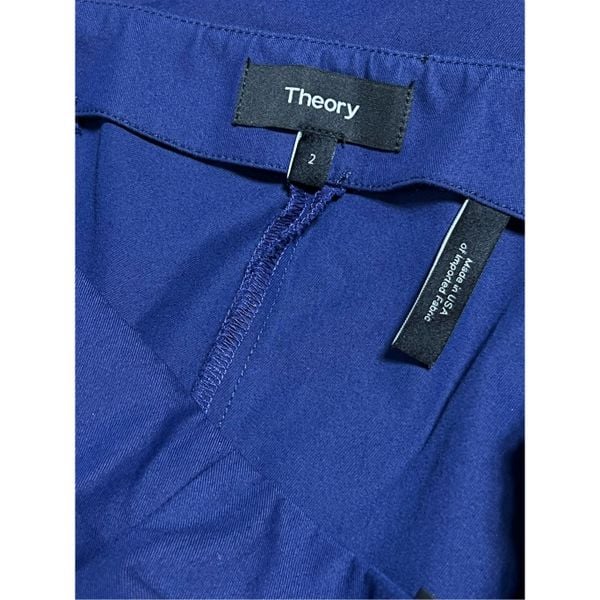 Discounted Theory Cobalt Blue Cropped Ankle Pants Size 2 JHzxBYAoi US Sale