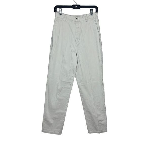 large discount Vintage Eddie Bauer Womens High Waisted Beige Cotton Casual Pants Size 8 Kb8ePngvP online store