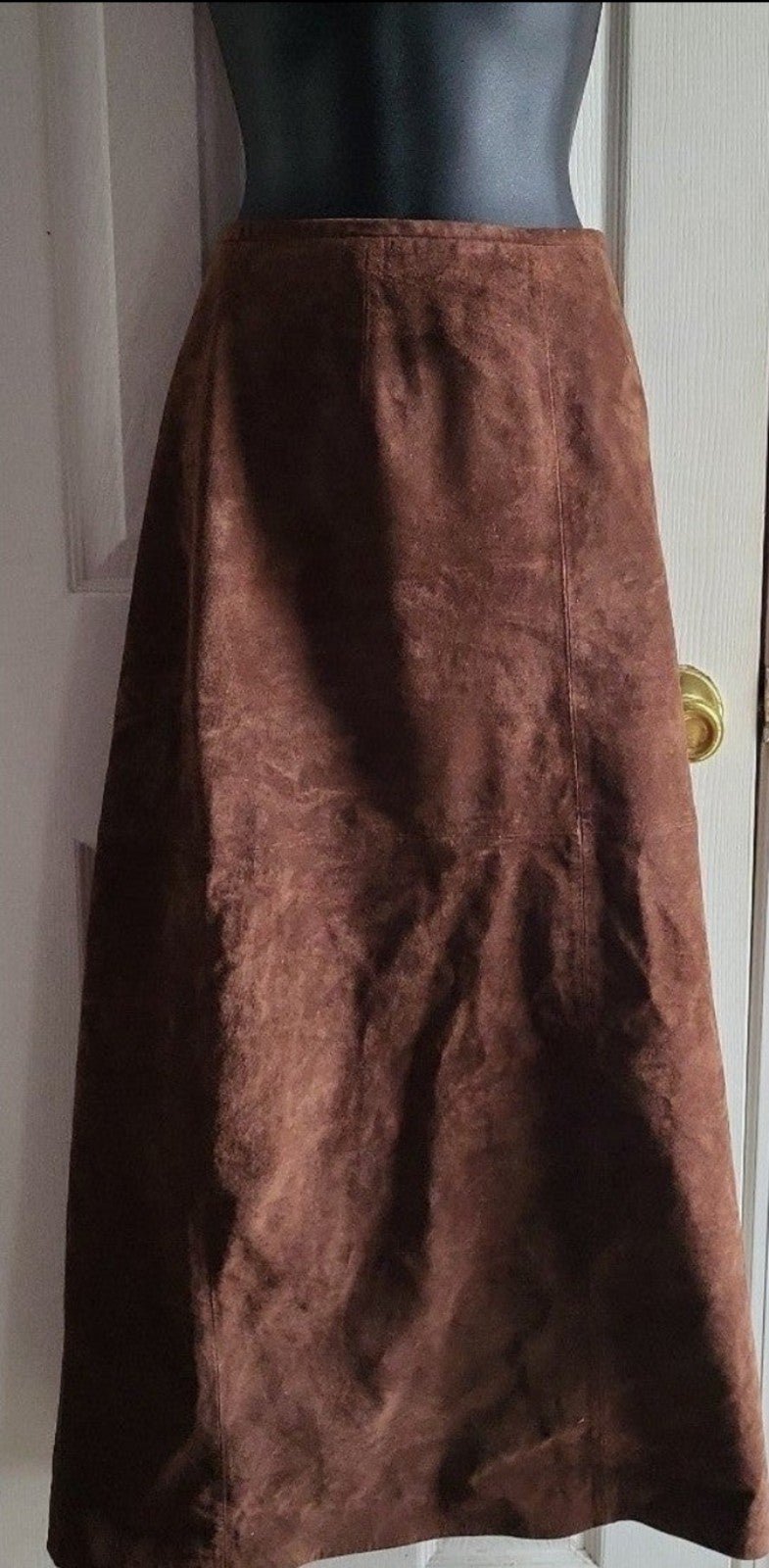 Fashion Bernardo women´s skirt brown genuine leath