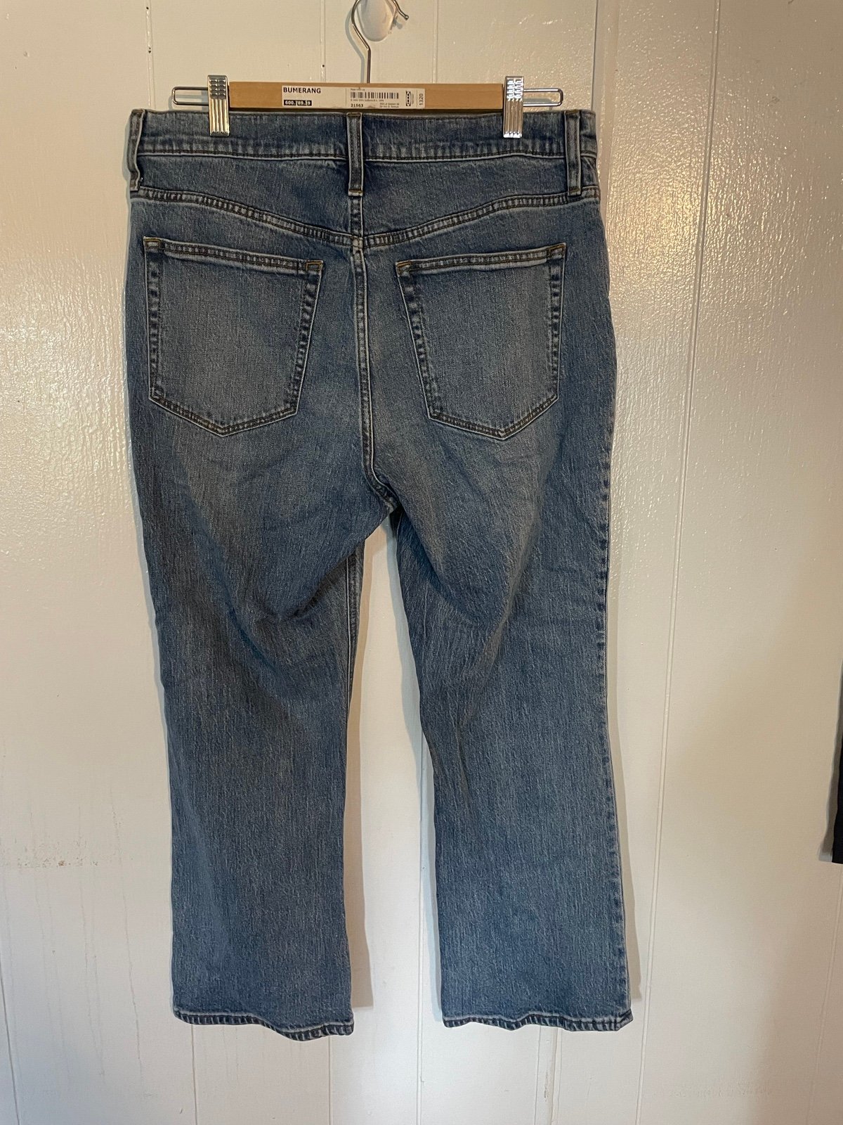 Gorgeous J. Crew High Rise Crop Flare Jeans Button Fly Blue 1163 lT4GGR75A Discount