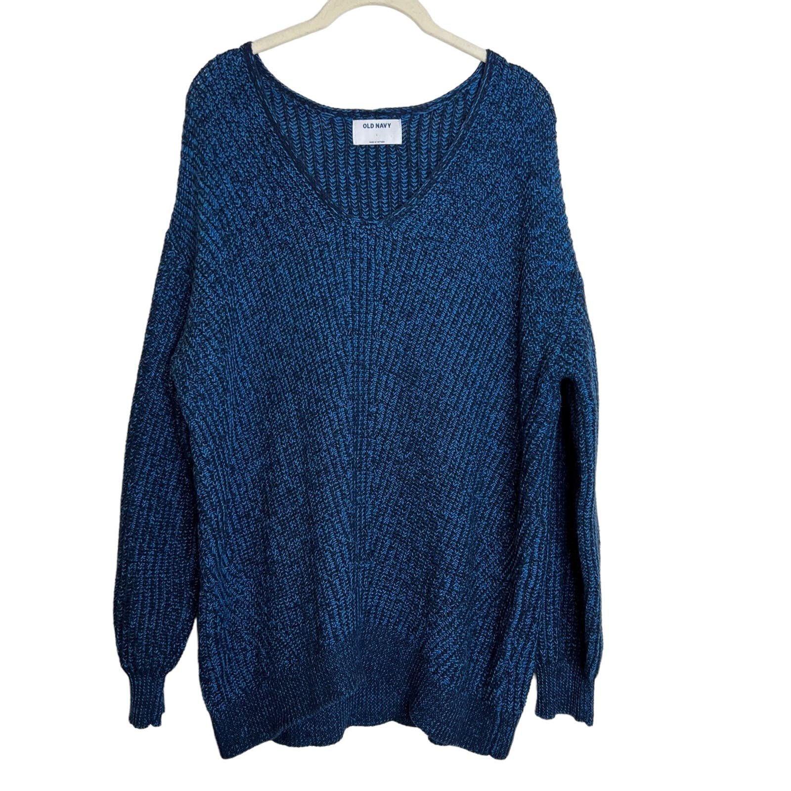 save up to 70% Old Navy Womens Sweater Large Blue Chunk