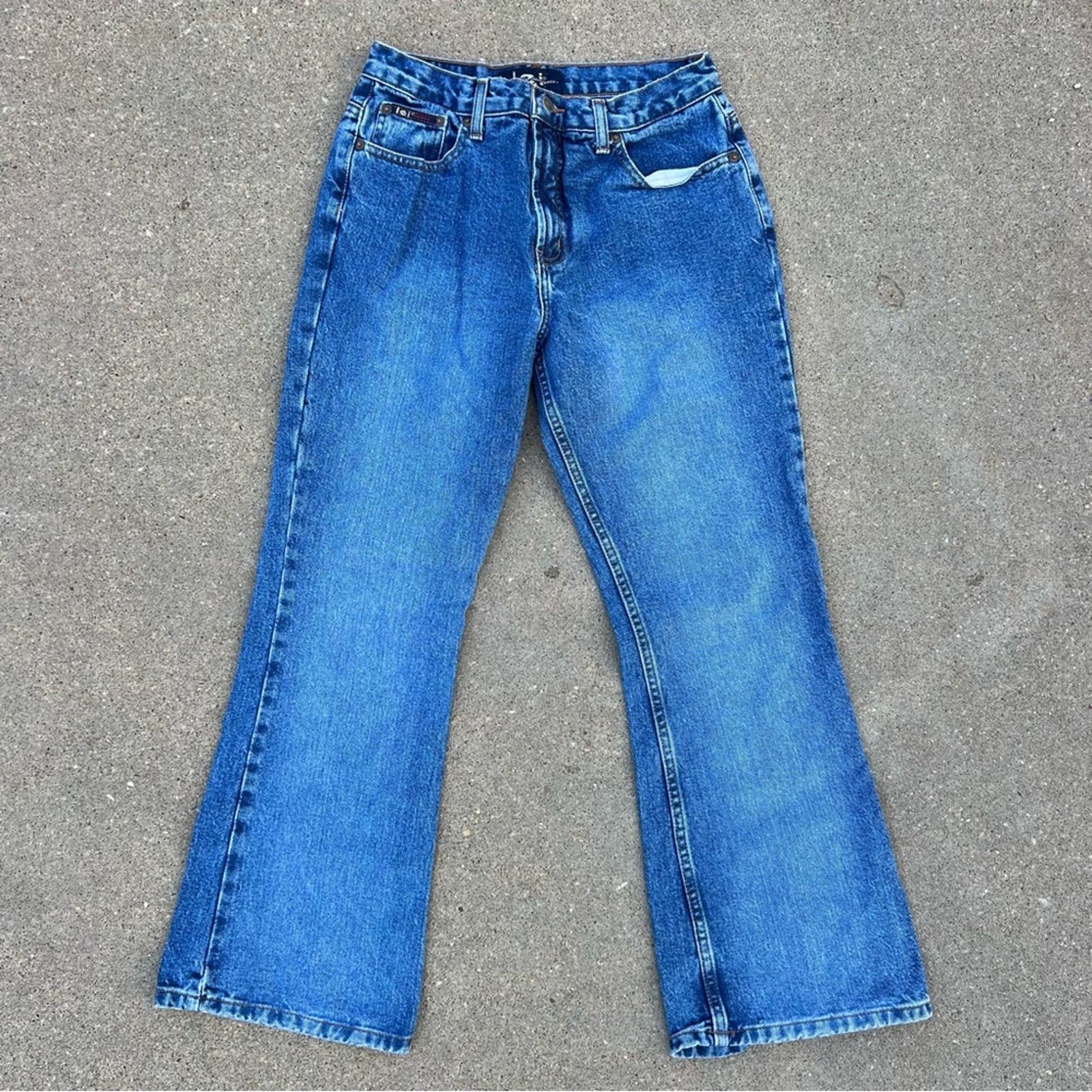 Special offer  Vintage Y2K LEI life energy intelligence low dip flare jeans Size 9 pDf8Lf92b New Style