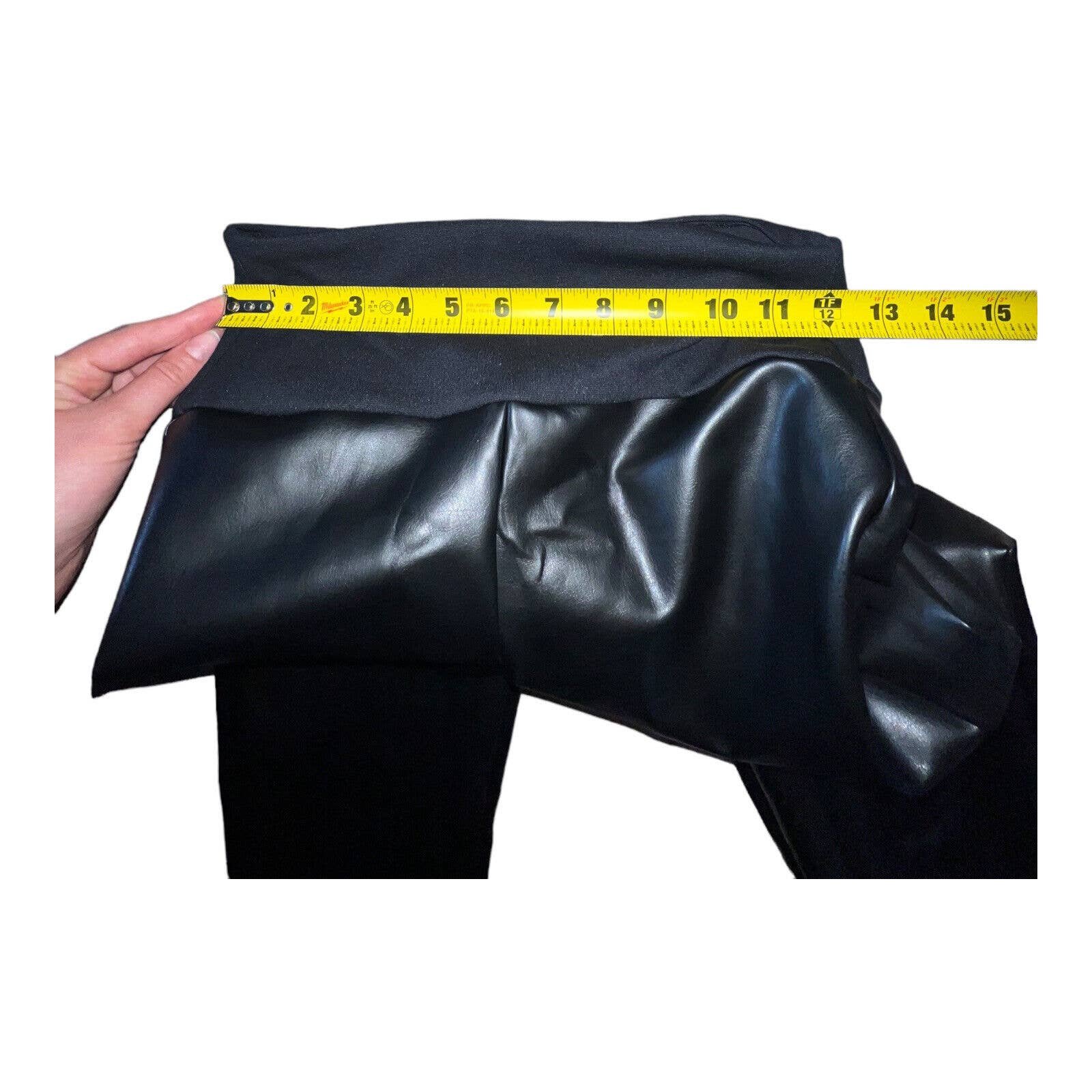 high discount SPANX Assets All Over Faux Leather Leggings 20258R Very Black Size small PMFjnSv5h well sale