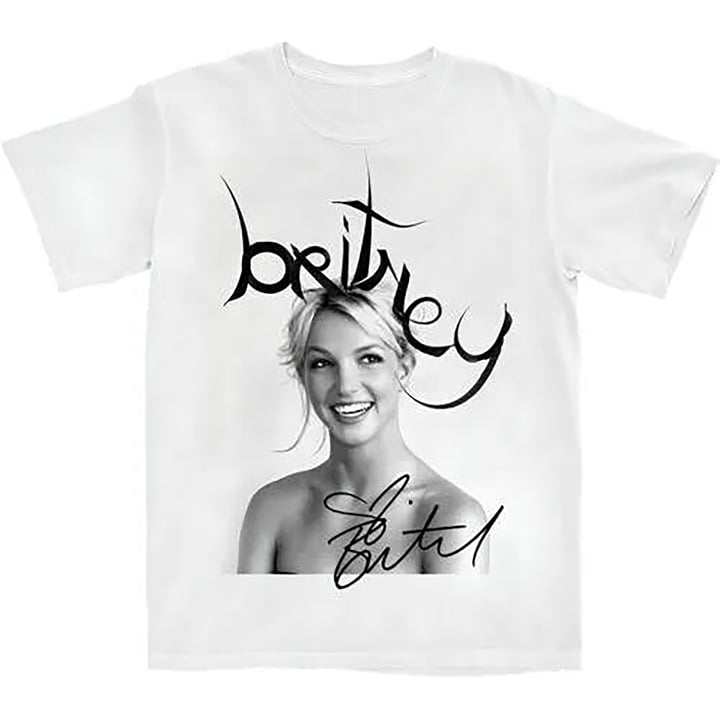 Affordable Britney Spears Signature Shirt Unisex Tee g0kHSv3In Cheap