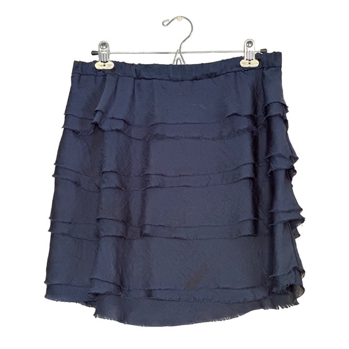high discount MICHAEL Michael Kors blue ruffle skirts size 14 j6lQMUbVZ well sale