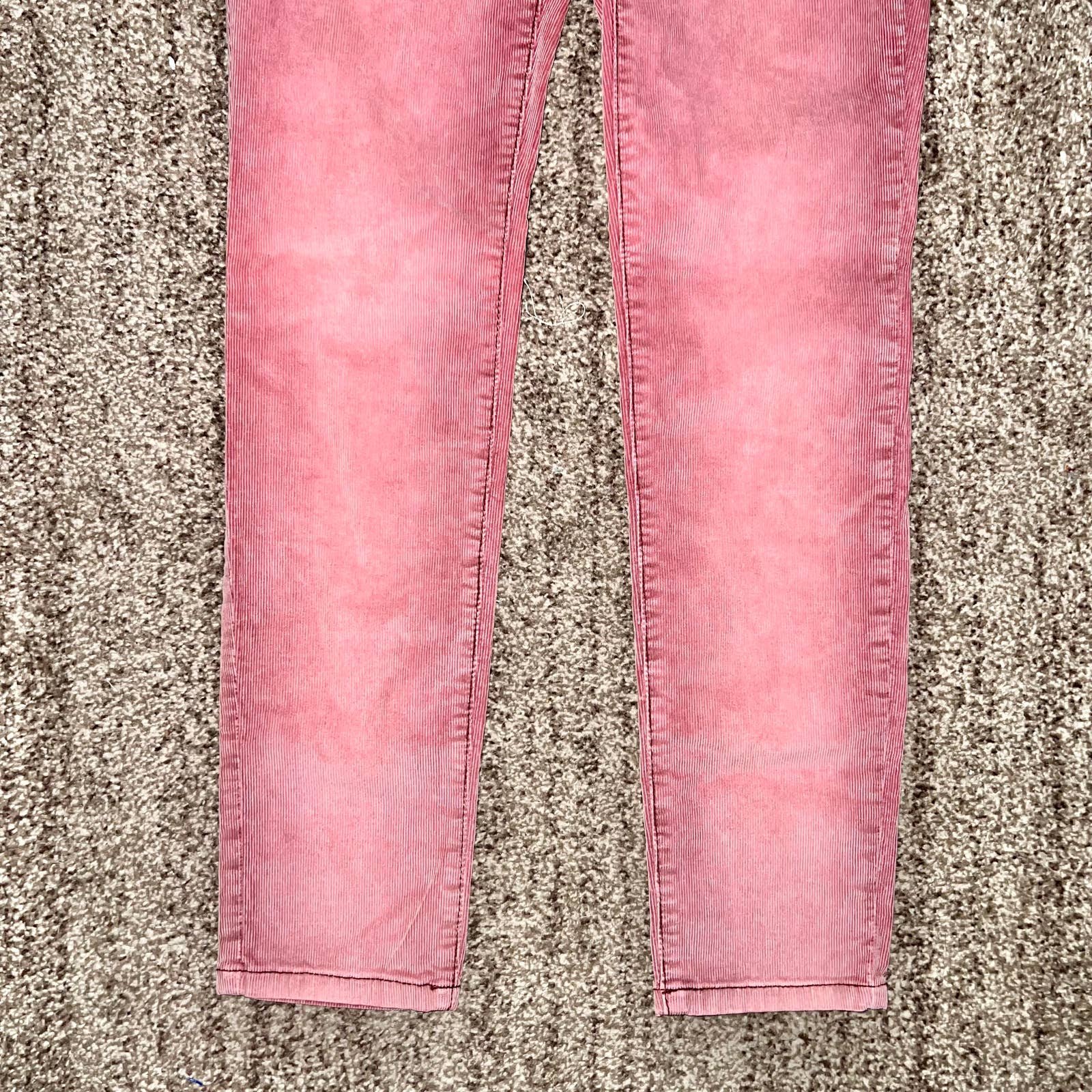 Amazing Free People Women´s Cord Roller Skinny Size 25 Washed Red Jeans mnuX5jwxR Low Price