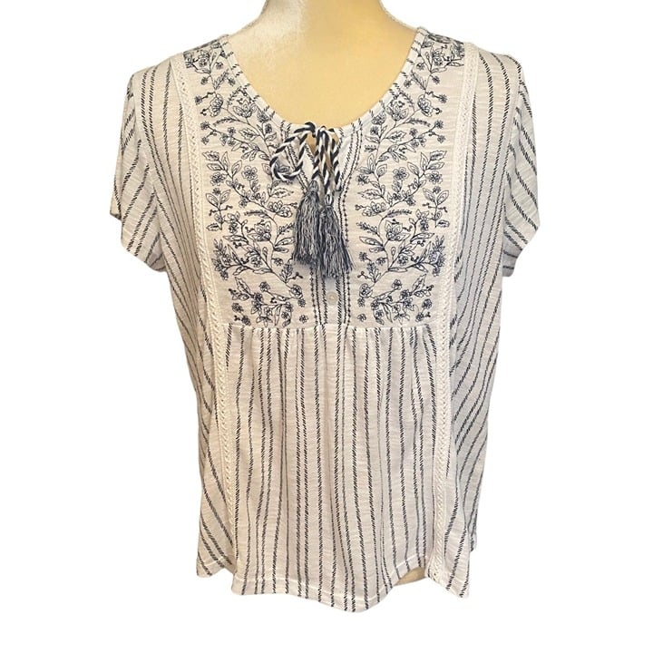 The Best Seller Style & Co. American Picnic Printed Top