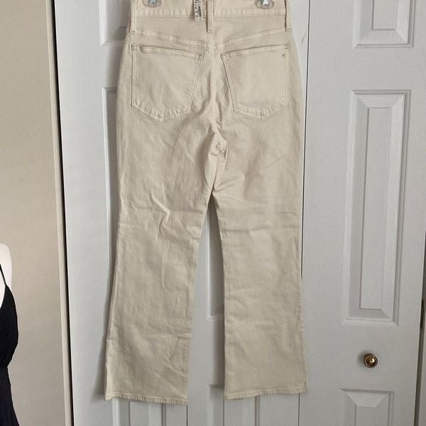 big discount Madewell The Perfect Vintage Flare Crop Jeans in Vintage White Size 27 NWT KhKXxswIz Online Exclusive