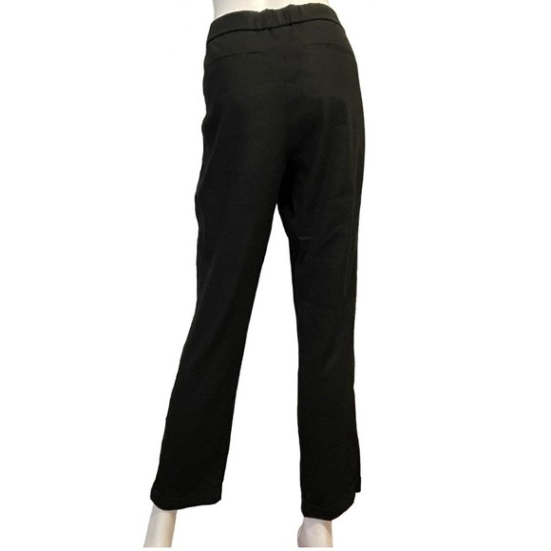 High quality J. Jill Stretch Linen Blend Ankle Cuffed Pull On Pants in Black Size S FRvscHC6z US Sale