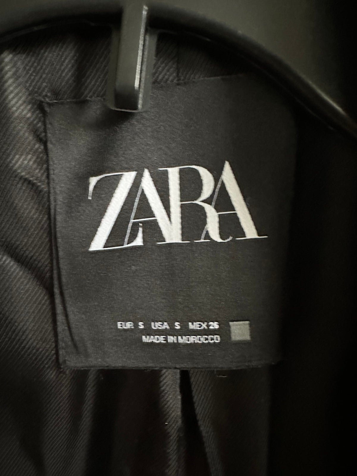 Personality Zara, FITTED WOOL BLEND COAT BLACK, S n11jgrkge Store Online