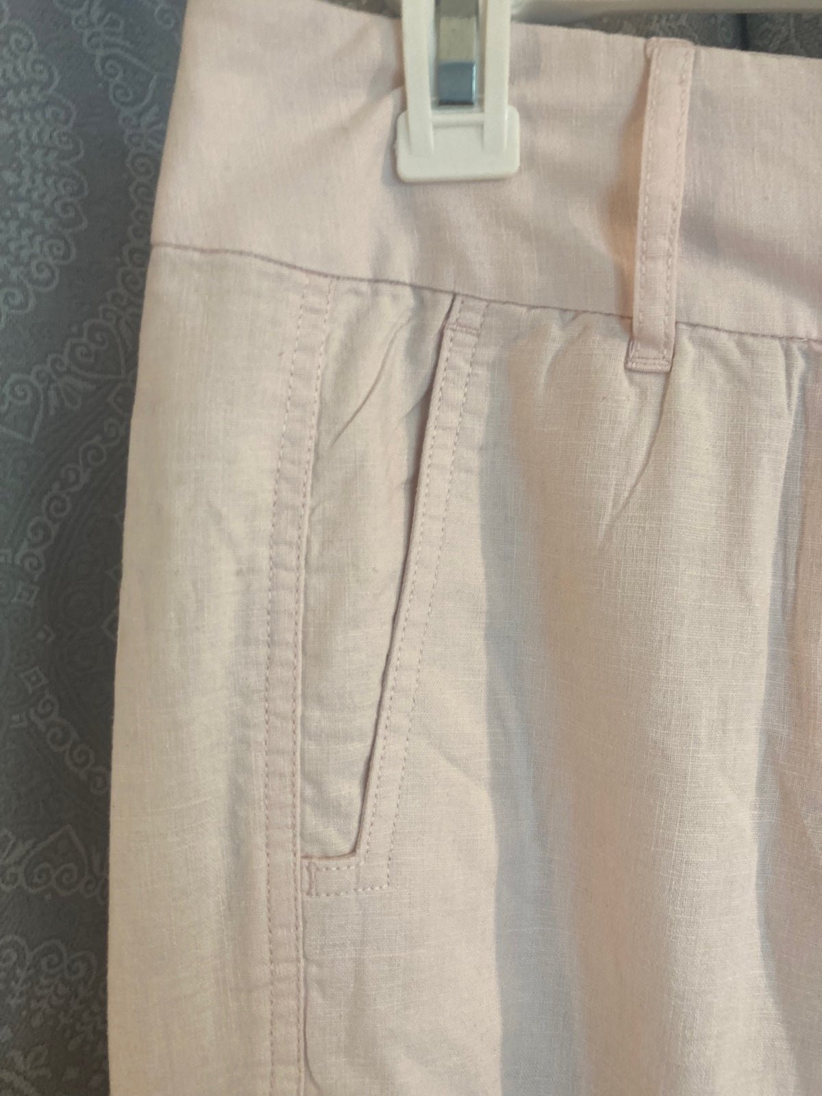 Exclusive Ann Taylor LOFT Pink Linen/Cotton Blend Summer Trouser KVPSt7APB Low Price