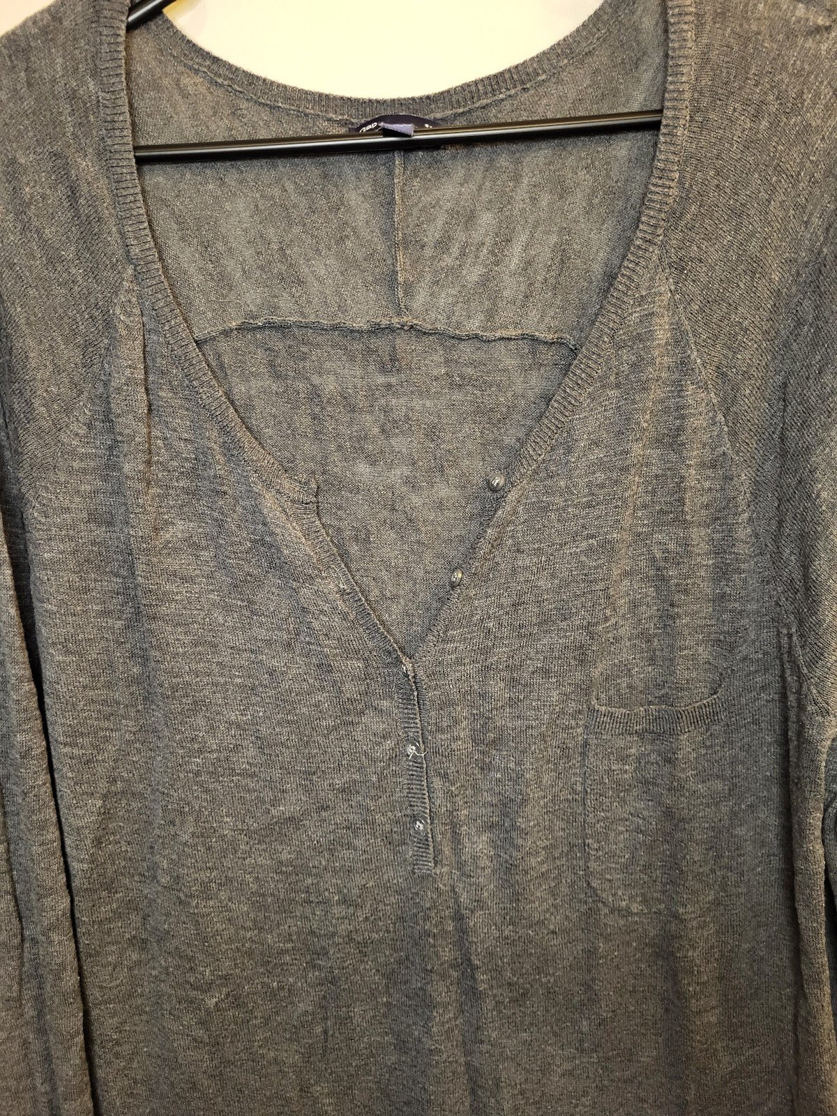 good price Gap Light Weight Grey V-Neck Sweater Size XXL LoDX2X6aS Zero Profit 