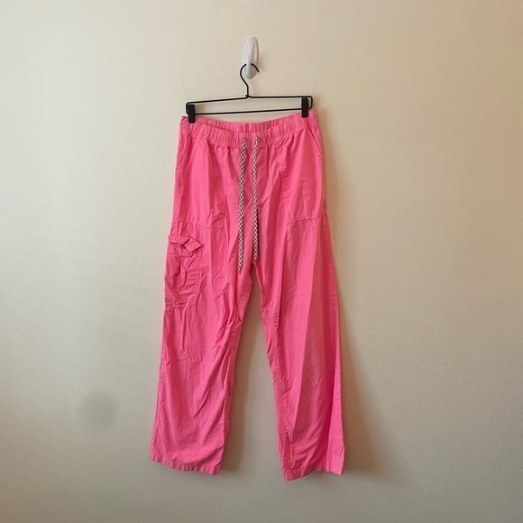 Discounted Aerie Pink Barbie Baggy Cargo Relaxed High Rise Drawstring Skater Pants Medium iMwVtcOy5 Counter Genuine 