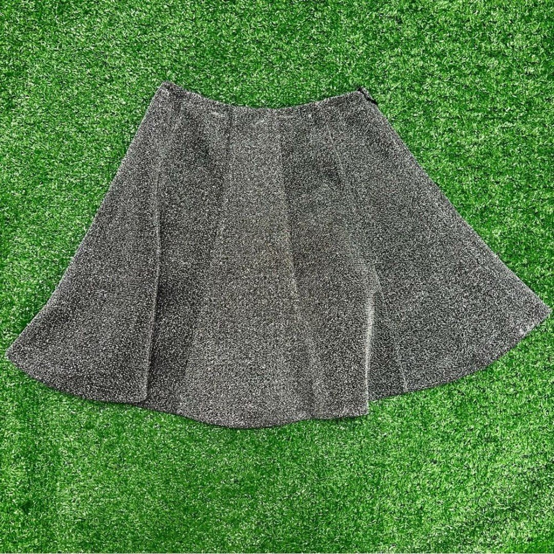 high discount Express Silver Sparkle Mini Skirt Size 00