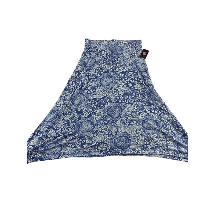 Great NWT Gloria Vanderbilt Women´s Blue Floral Summer Skirt - Medium HxV8IxGew Buying Cheap
