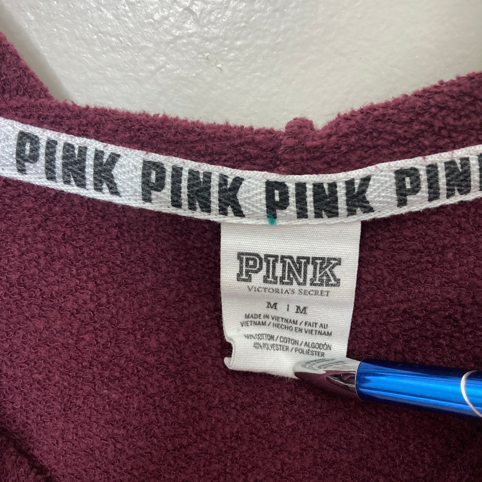 save up to 70% Pink Victoria Secret Quarter Zip Hoodie Size M Maroon nomV3JR8D Buying Cheap