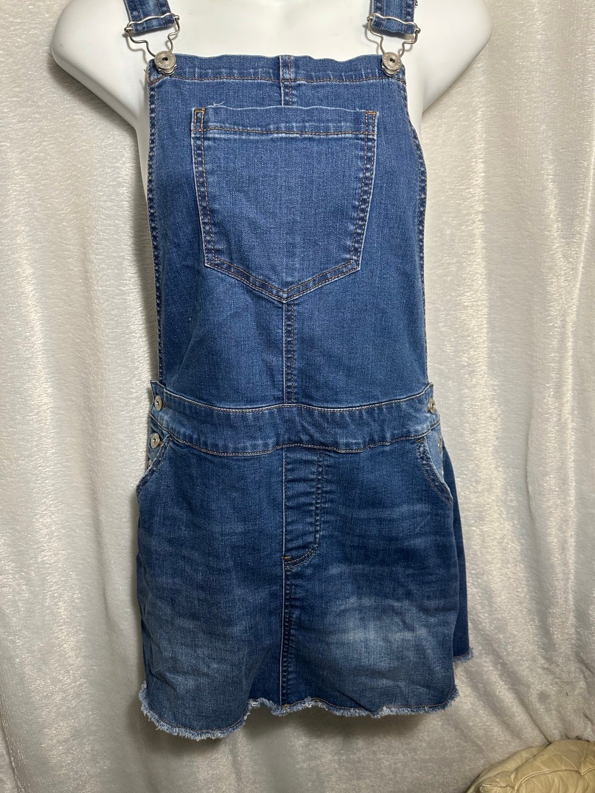 Classic Denim Overall Dress p0ZIXwEQy just for you