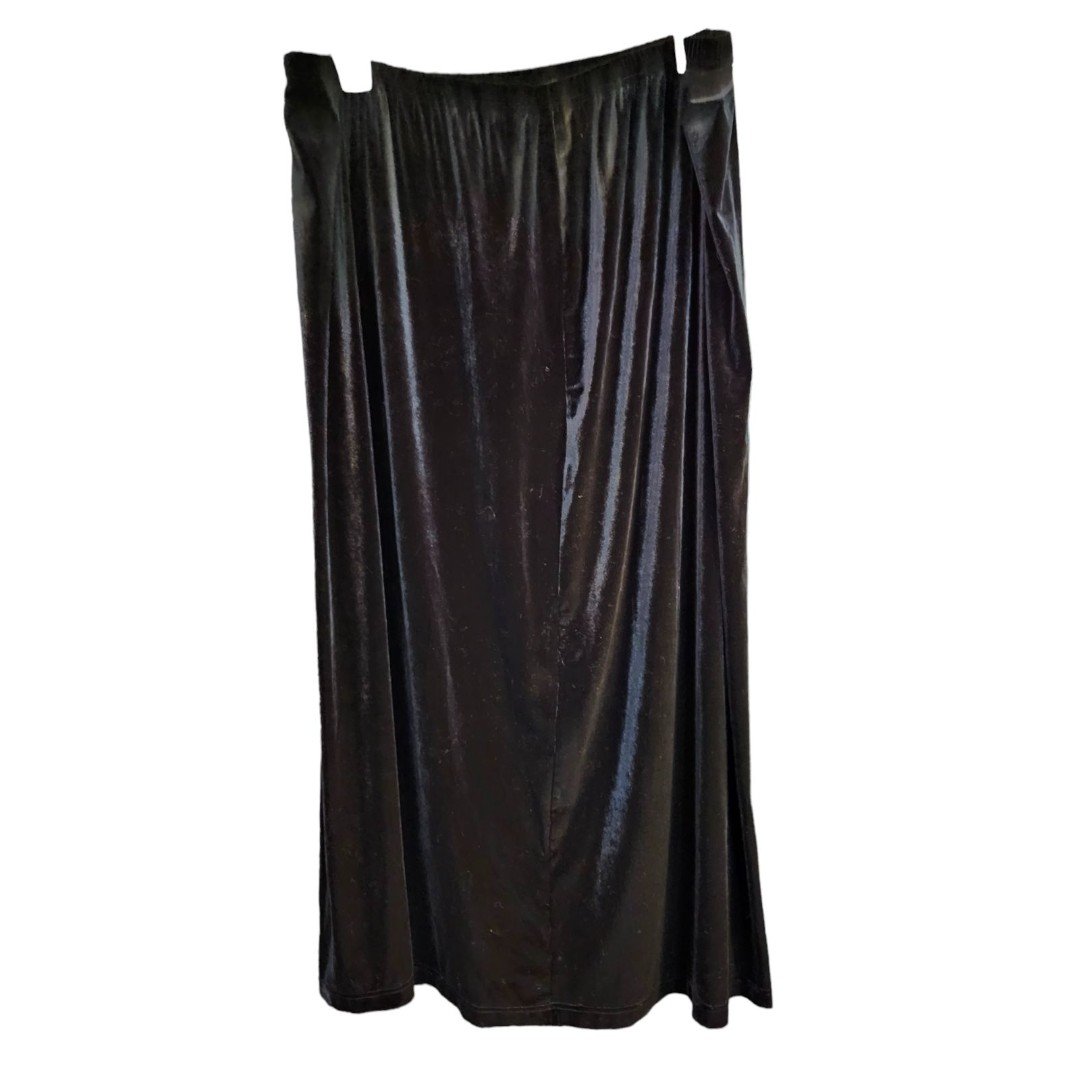 cheapest place to buy  Elisabeth by Liz Claiborne Women´s 3X Velvet Black Skirt Long Formal Vintage 80s hHtHbbDqk High Quaity