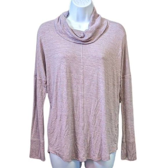 Classic Rachel Zoe Long Sleeve Shirt Top Cowl Neck Turtleneck Purple Ladies Size Medium GhitG481i best sale