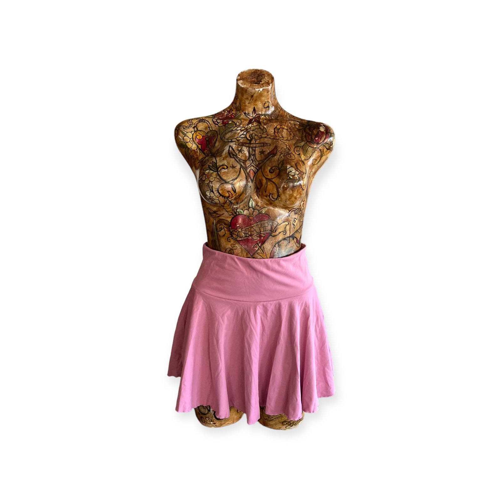 Factory Direct  Pink skort skirt shorts flowy medium sh