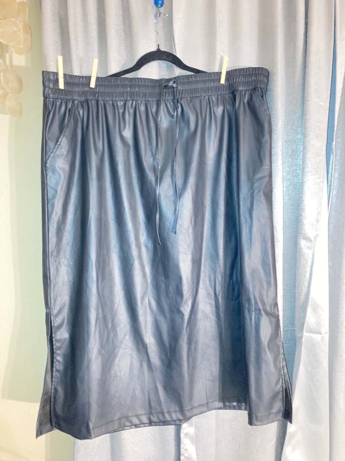 The Best Seller Black Faux Leather skirt KBvOSfgyu Whol