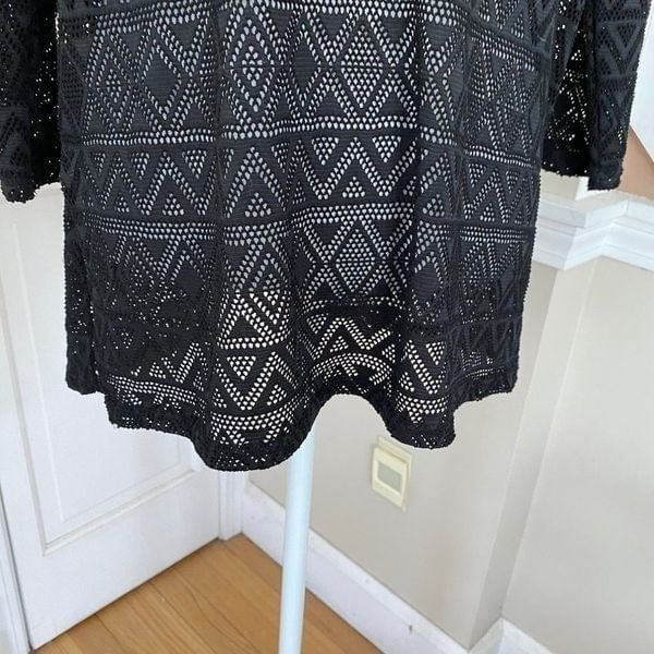 Promotions  Mary McFadden Collection Womens Black Cardigan Sweater SZ M i4ZzaoziD well sale