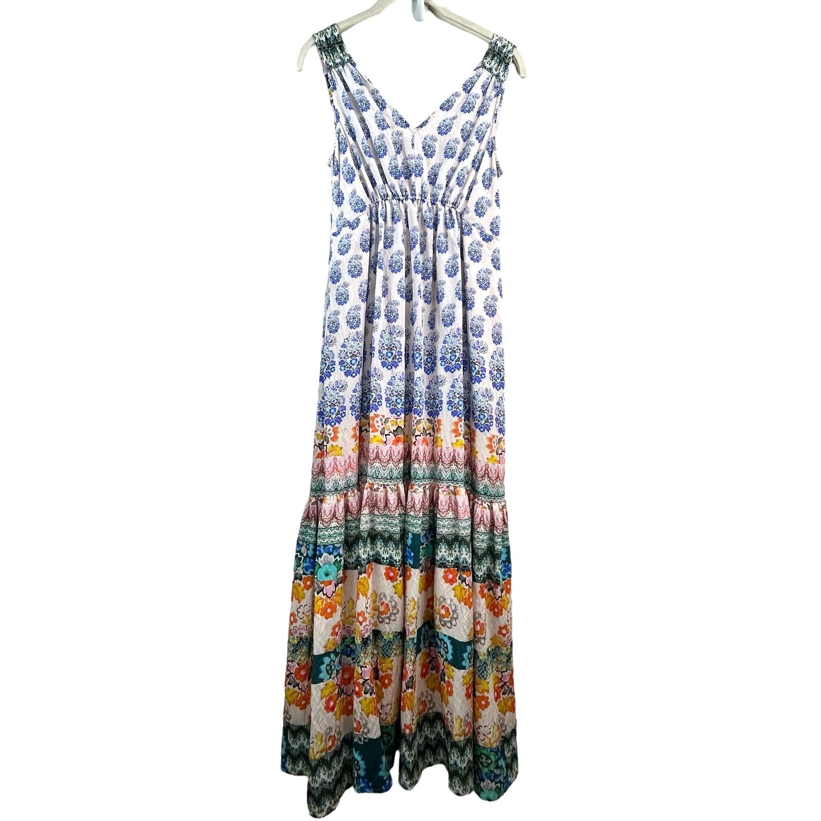Discounted By Anthropologie Boho Pheasant Cottagecore Gathered Tiered Maxi Dress X-Small P ivE1bYqxQ Counter Genuine 