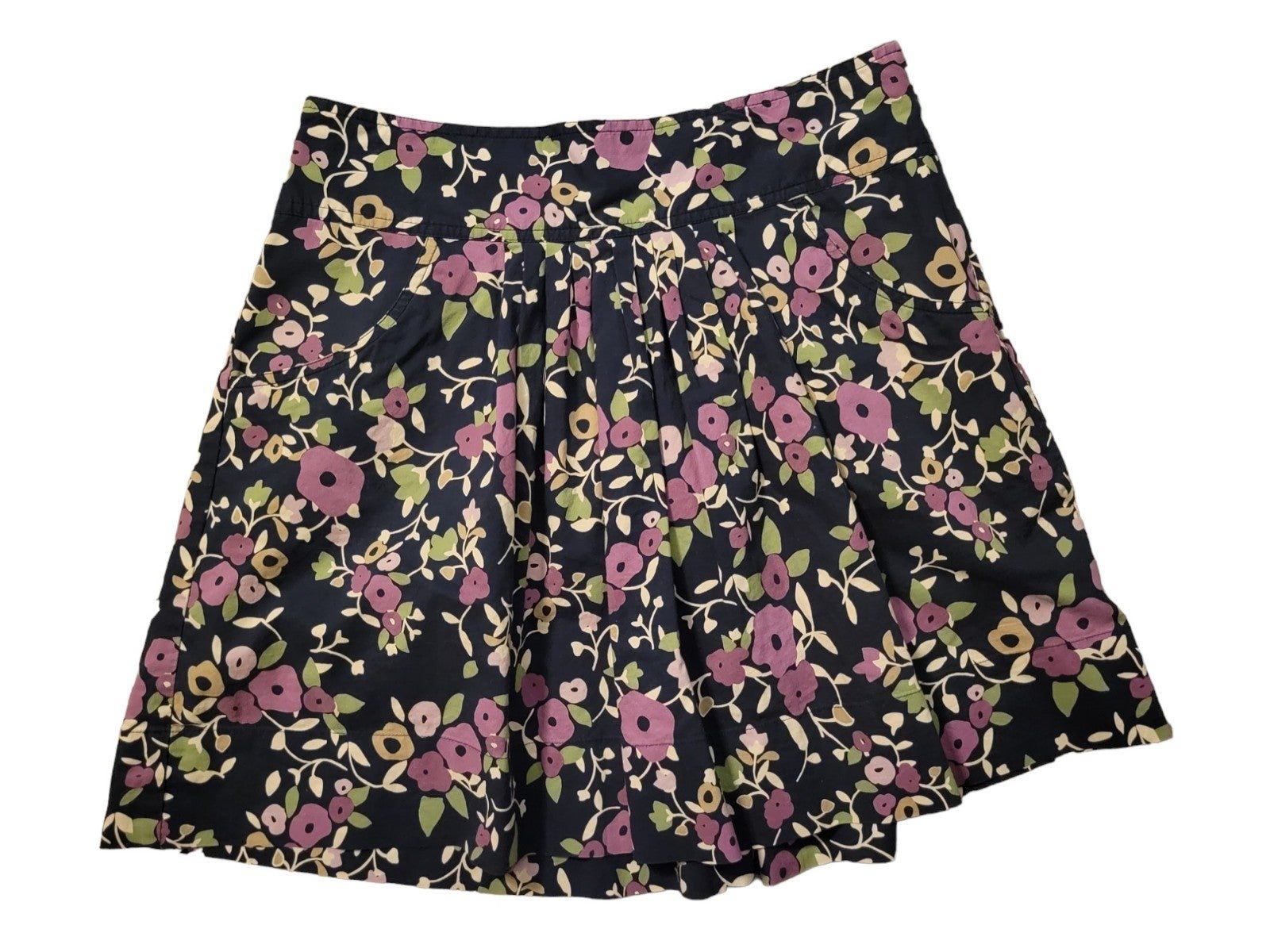 Cheap Ann Taylor Loft Womens Floral Print Pleated Tennis Skirt with Pockets Size 0 Med37r3tB outlet online shop