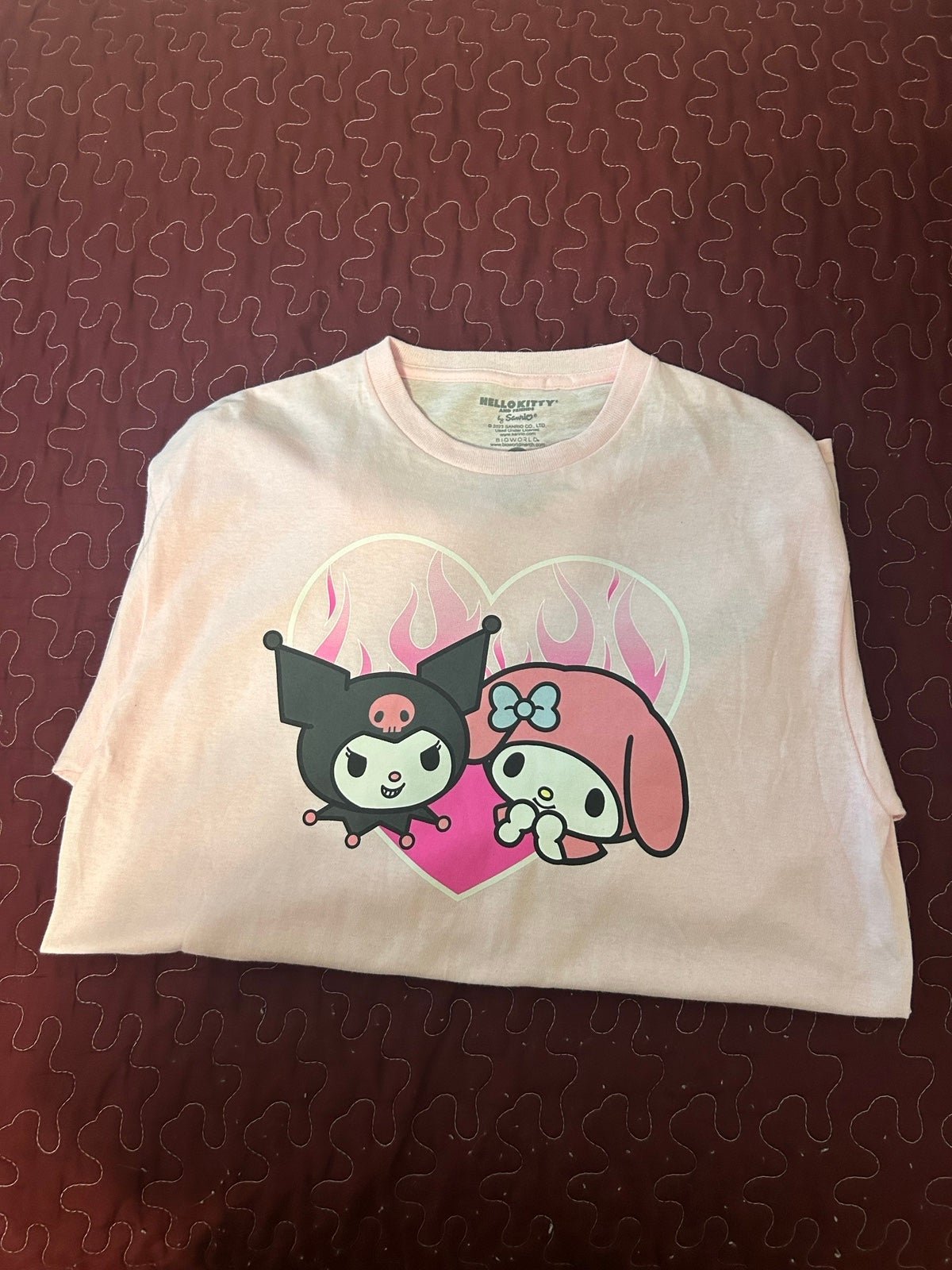 Elegant My Melody and Kuromi Pink Long Sleeve gKzXC1zd3