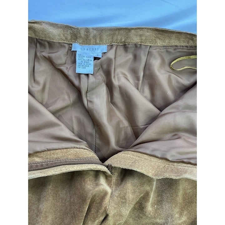 Comfortable Vintage CO & EDDY  Sz 8 Genuine Suede Leather Pants Straight Leg BROWN 90´s Y2K mRoUYkUbz Factory Price