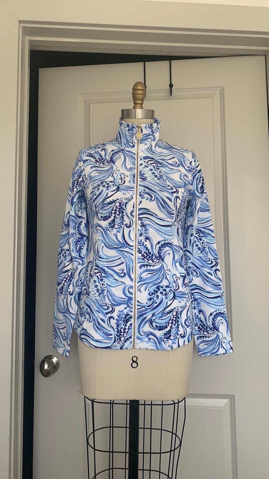 Classic Lilly Pulitzer Leona Zip-Up ISap7ggwp Counter Genuine 
