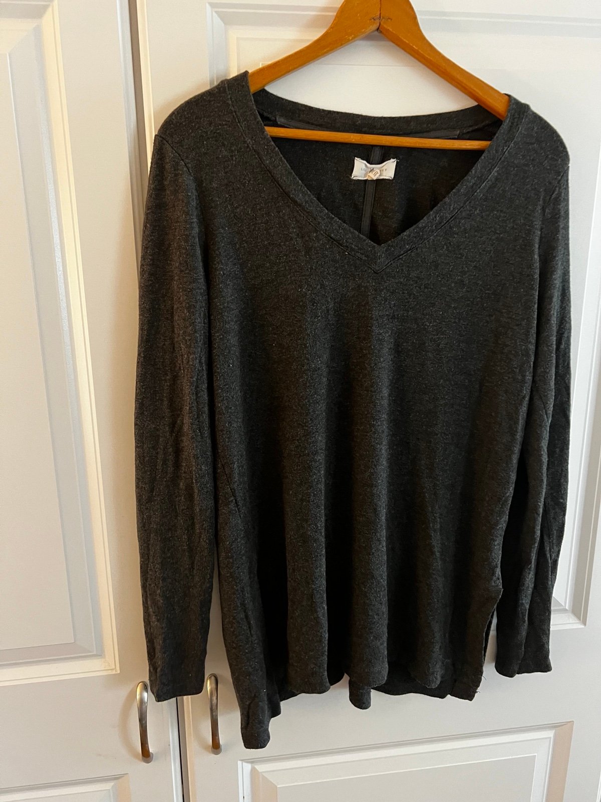 Promotions  Lou & grey  knit V neck sweater, small KzSL