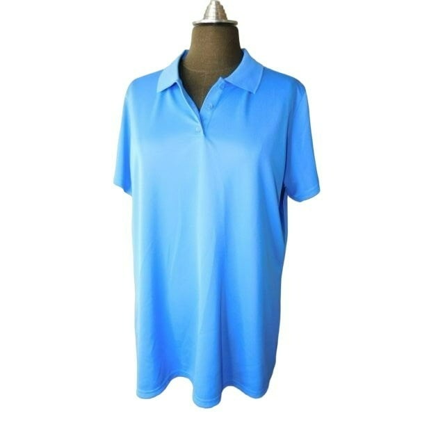 Buy Antigua Size M Medium Blue Collared Polo Style Golf Shirt NEW gnzPW48ur Store Online