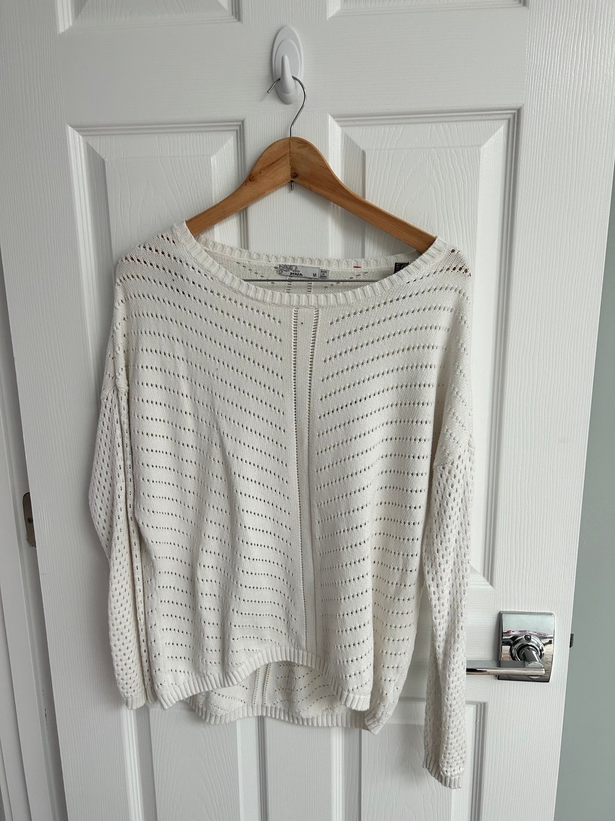 large selection Prana Open Knit Sweater Size Medium jj2