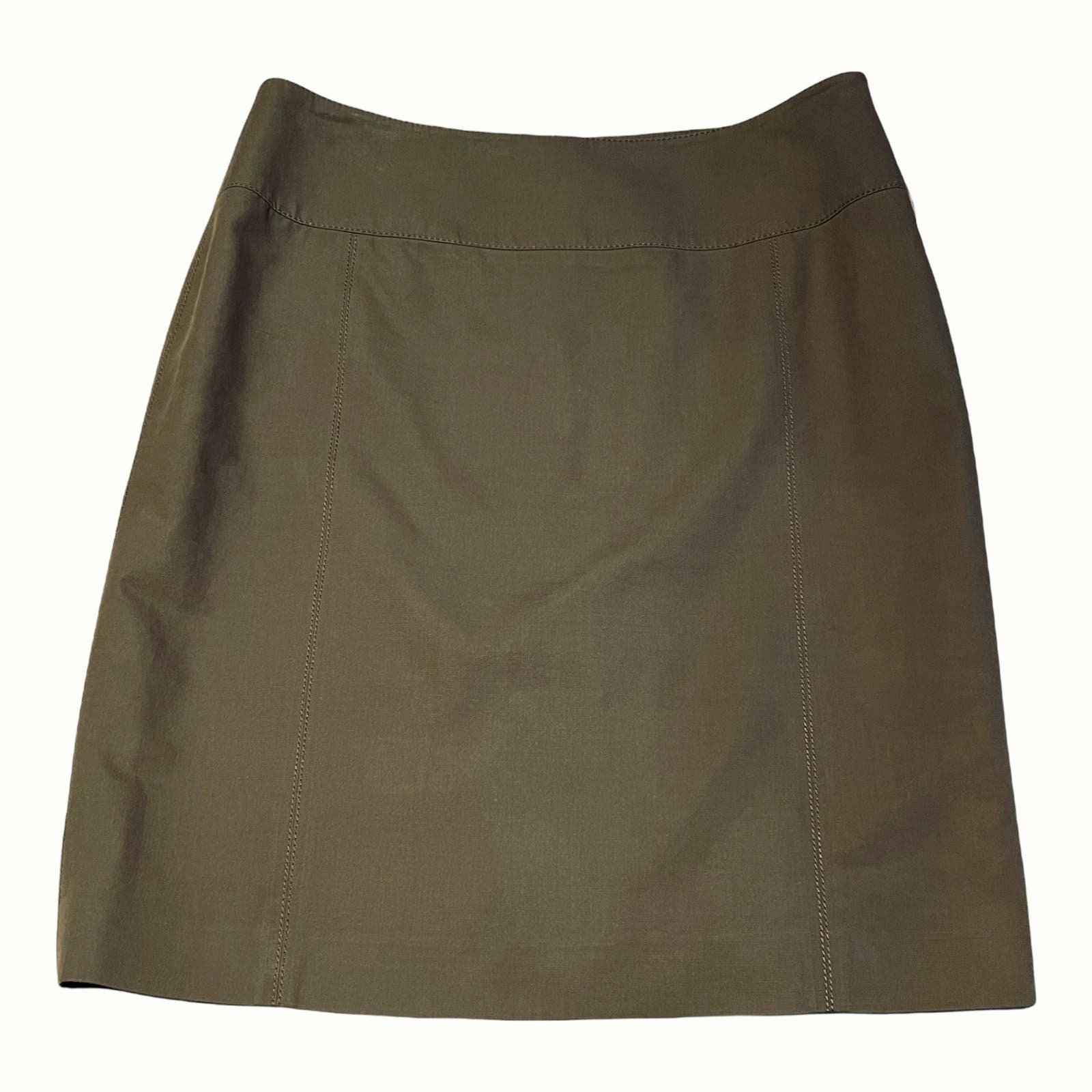 Great ARMANI COLLEZIONI VINTAGE Green A-Line Skirt Ital