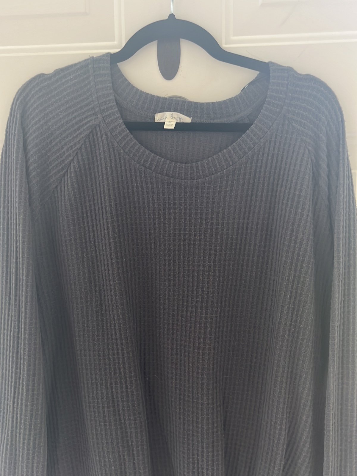 Classic Grey Knit Sweater LZulmJ2Y2 Wholesale