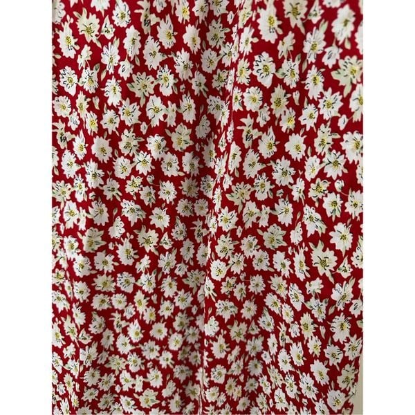 Exclusive Vintage Coldwater Creek Red Floral Midi skirt MfB1ORyeh Hot Sale