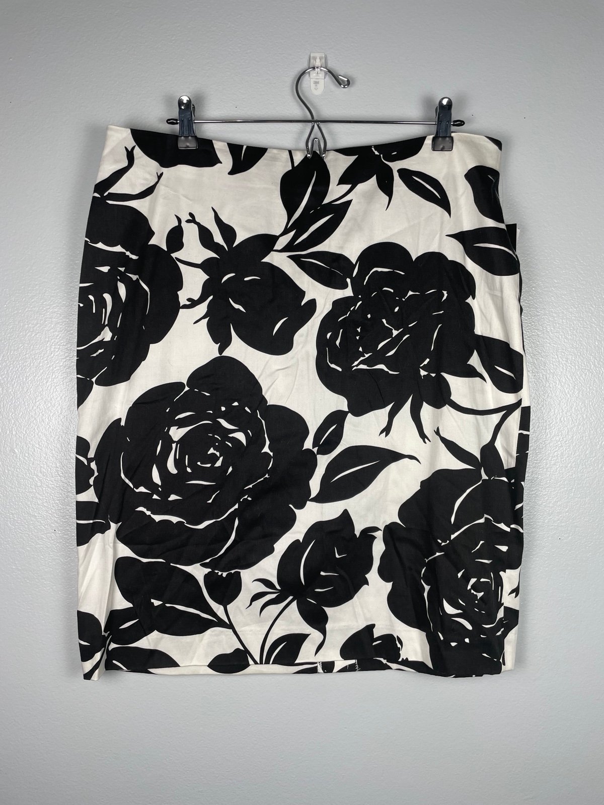 the Lowest price NWT Grace Elements Black and White Floral Skirt Size 16 fv9ySLCLN no tax