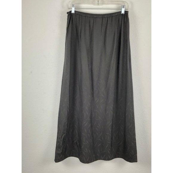 where to buy  *Eileen Fisher Midi Jaquered Print Skirt Women S Gray Modest A-Line Elastic Wais hq1TG44Wo no tax