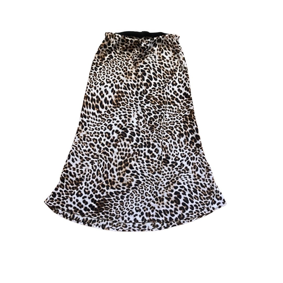 Buy Leopard animal print slip midi skirt M72XD4KAN hot 