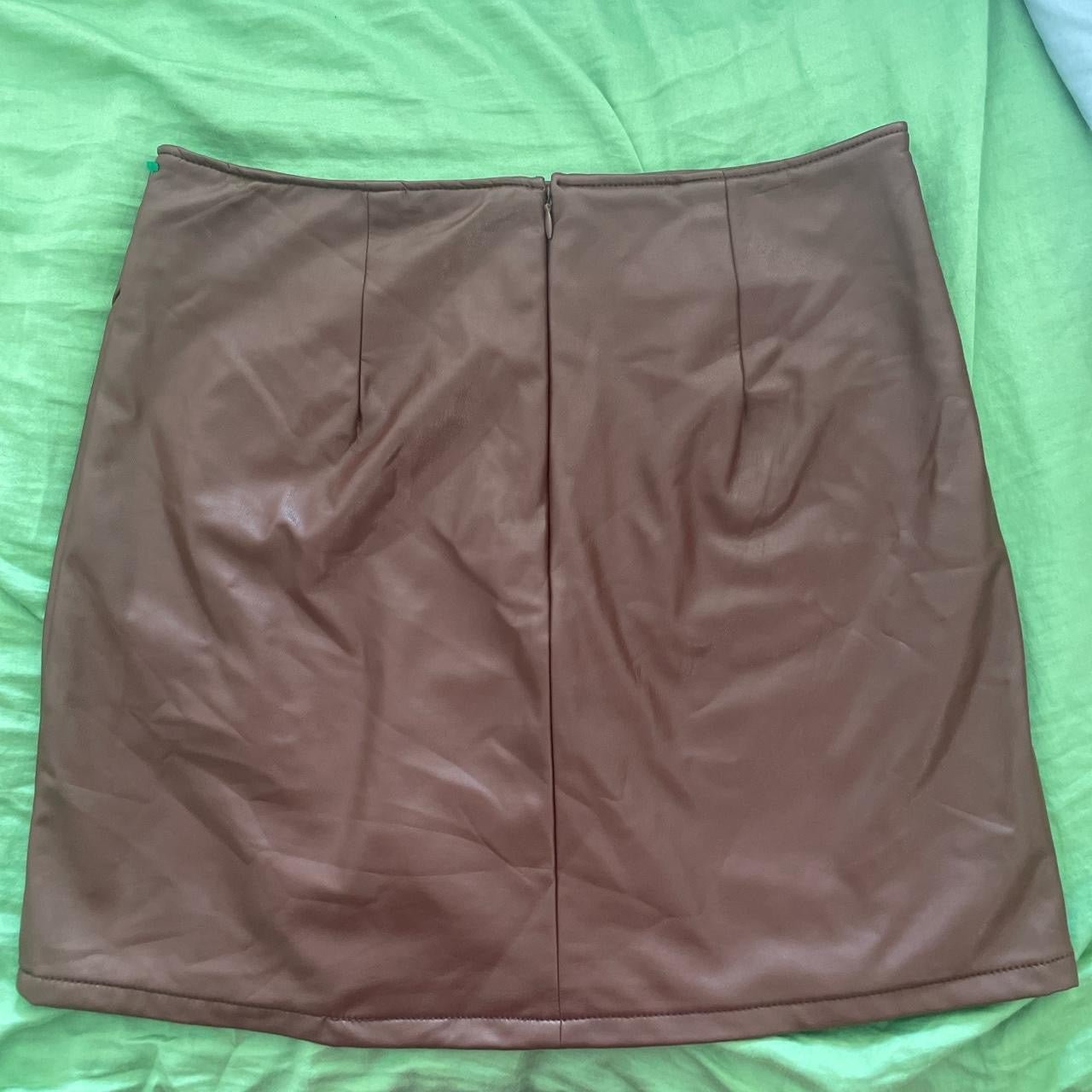 Custom faux leather mini skirt PpyZ4XXzc Online Shop