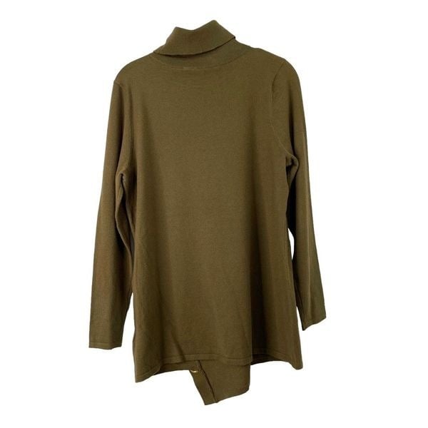 The Best Seller Soft Surroundings Sleek Lines mock neck Sweater Size M olive green kwRRM9Ec8 Outlet Store