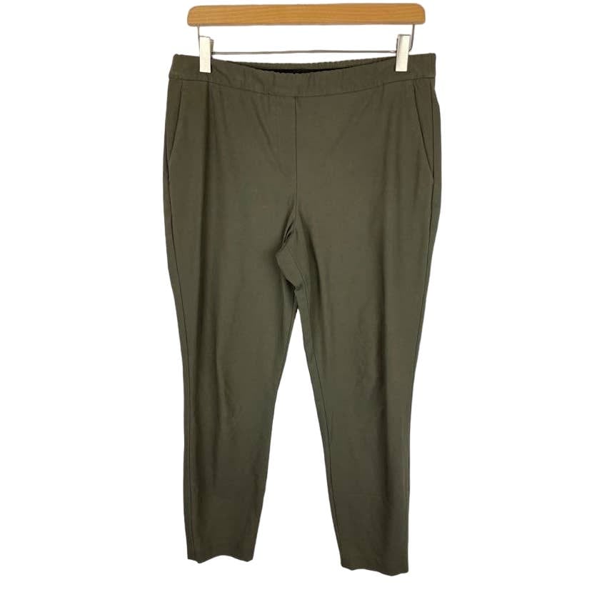 Stylish Theory Thaniel Approach 2 Stretch Cropped Green Trouser Pull On Pants Size 8 ND74LJ7bt Buying Cheap