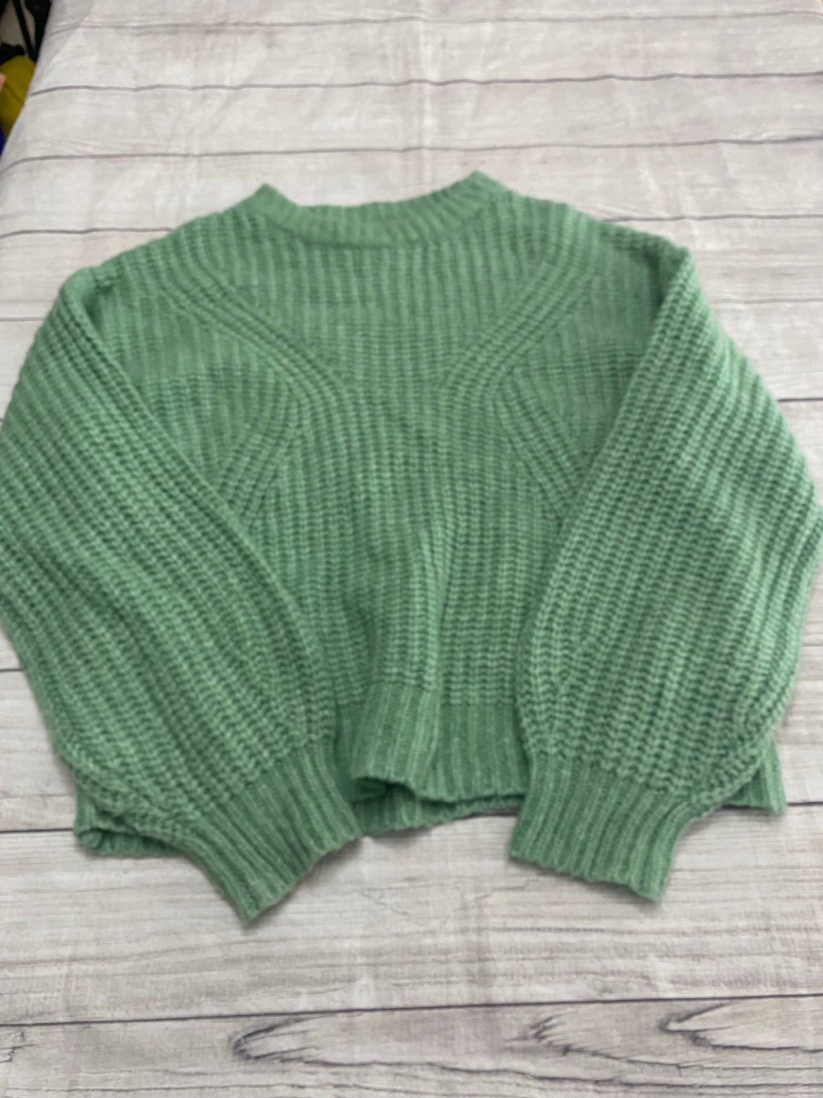 Buy A new day womens knitted long sleeve green Sweater 