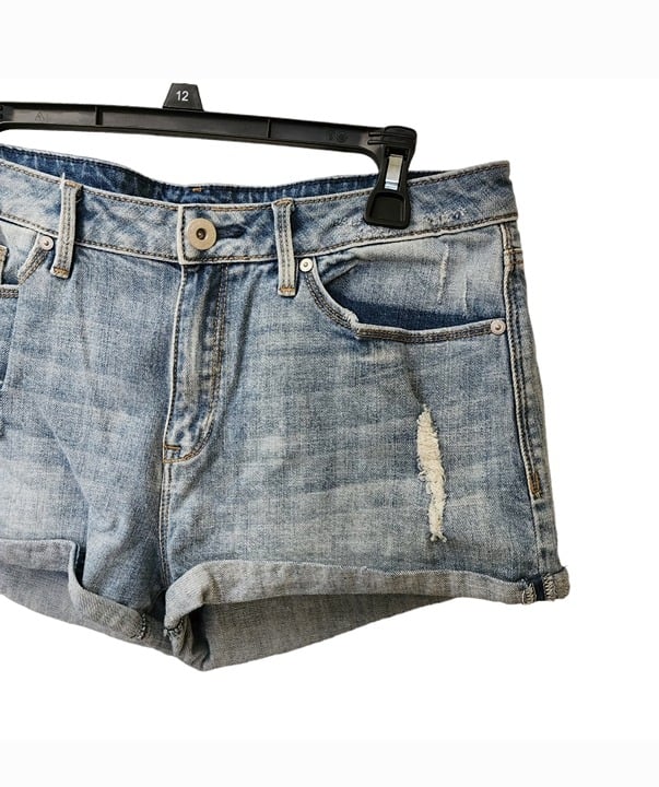 Fashion American Rag Cie Distressed Cuffed Jean Shorts Size 11 Mid Rise MTWkXvpoQ hot sale