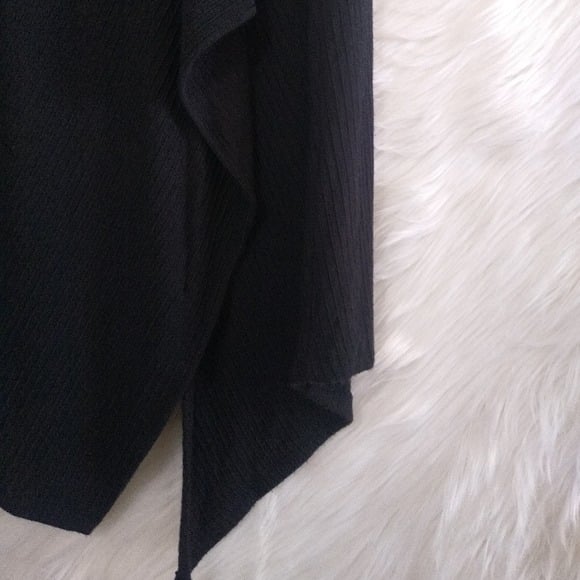 where to buy  Calvin Klein Black Asymmetrical Ribbed Knit Tiered Midi Skirt Size Medium kokRCYDI3 no tax