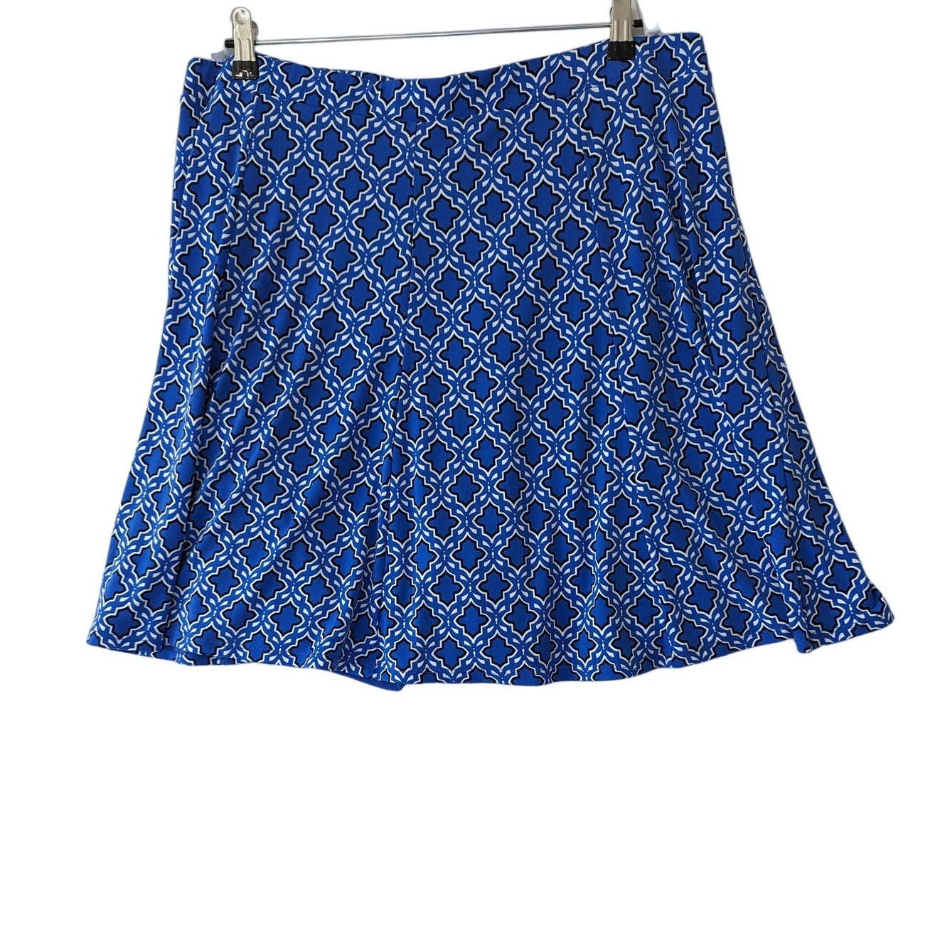Special offer  Susan Graver Printed Liquid Knit Skort Womens Plus Sz 2X Blue Geometric Pull-on jxD8GOej2 Online Shop