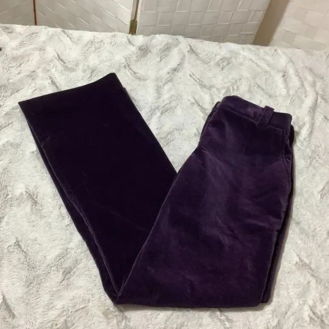 High quality St. John collection purple pants trousers 